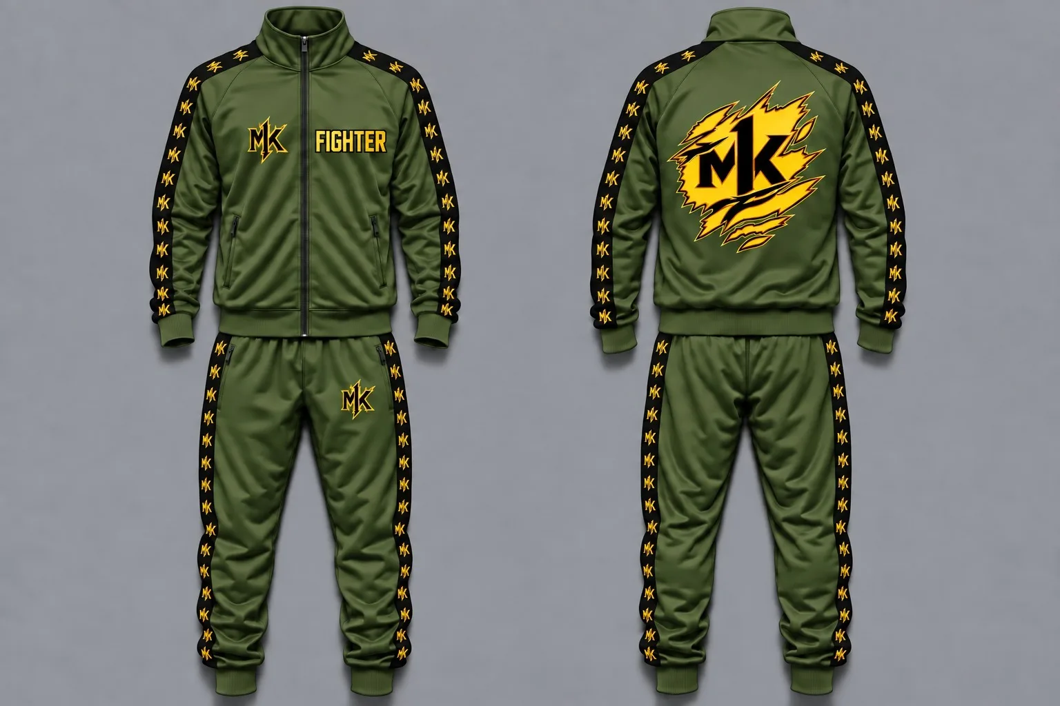 Survêtement MK Fighter kaki
